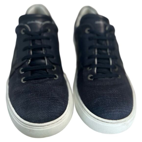 Salvatore Ferragamo Men's Blue Sneakers Size 12M Casual Lace-Up - Picture 8 of 15